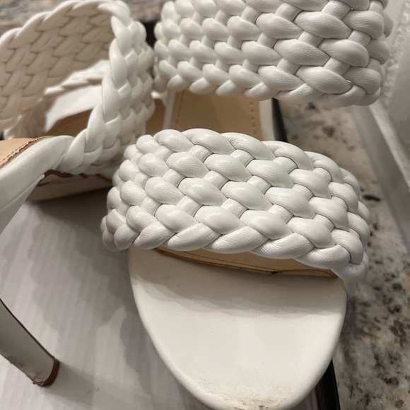 Braided white heels - Picture 3 of 6